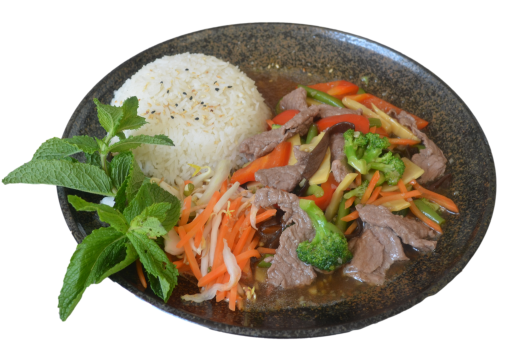 Bò xào rau